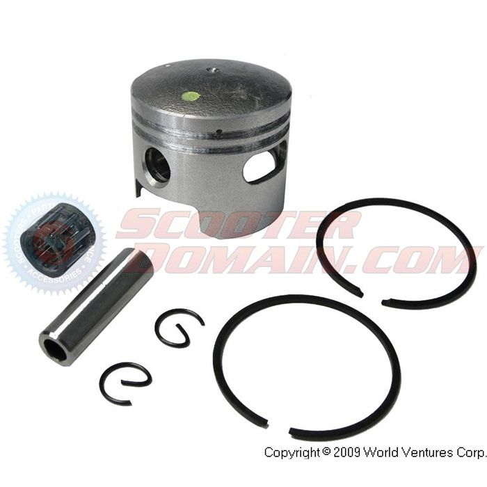 Piston Kit Boost Port - 49cc / 44mm - 10mm Wrist Pin