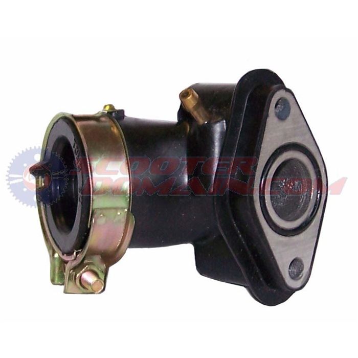 Carburetor Intake Manifold - 2 Vacuum Ports - 139QMB 49cc/50cc Scooter