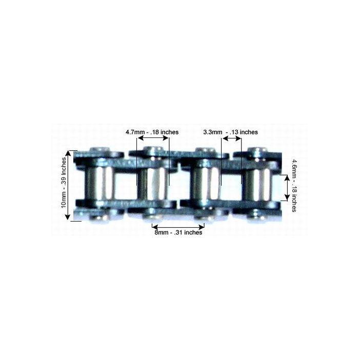 Chain - #05T / #T8F - 44 inch or 142 links