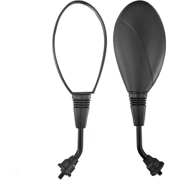 Mirror Set - for Scooters, 8mm RH/RH Thread - BLACK