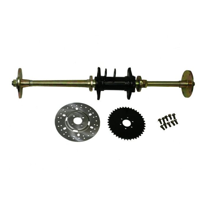 Axle (rear) Complete Assembly for ATV 49cc to 125cc