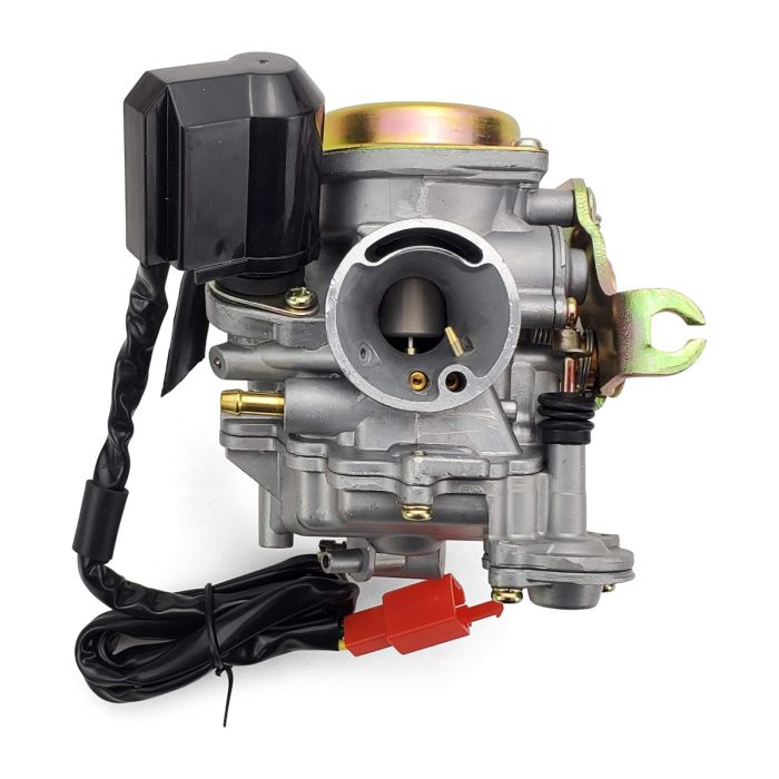 Carburetor - CVK 19M (PD18J), w/accelerator pump for 139QMB 49cc/50cc Gas Scooters