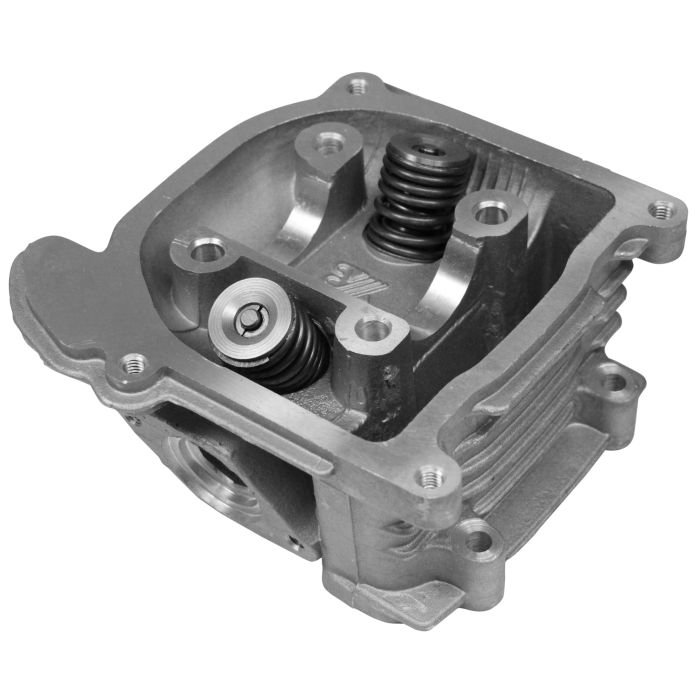 Cylinder Head - Non-Emissions Assembled w/Valves - 49cc/50cc 139QMB Scooter