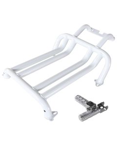 Foot Rest - White - Honda Ruckus, (NCY Brand)