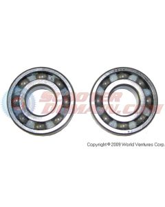 Crankshaft Bearing Set  - 2-Stroke 50cc 1PE40QMB - 6204 C4, (NTN Brand)