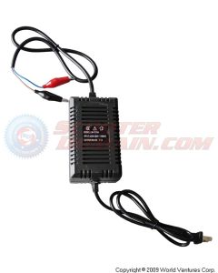 Battery Charger - 12V, 1.5A (Clip-on)