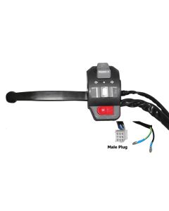 Brake Lever - Controller - Left controller with switches and brake lever (Male Plug)
