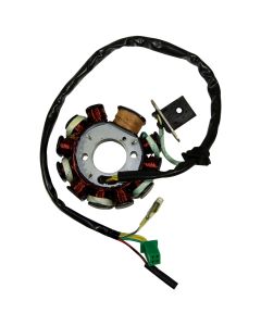 Stator Magneto - /Magneto 11 Coil (DC current) Male Plug 4 wires, plus 2 loose wires - GY6 125cc/150cc Scooter, ATV & Go-Kart