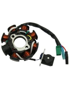 Universal Parts GY6 8 Coil Stator - AC