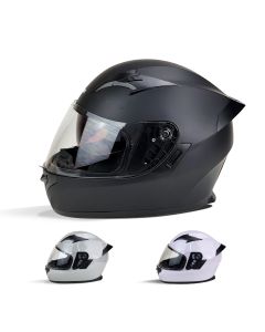 Helmet - PITMOTO PM-888, Full Face Dual Visor DOT Approved Motorcycle