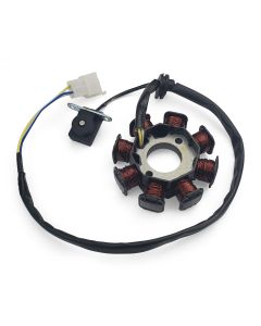 Stator Magneto - / Magneto - Female Plug w/3 total wires - 49cc/50cc 139QMB Scooter