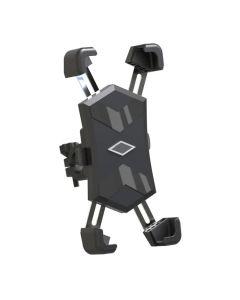 Phone Holder for Scooter or Motorcycle Handlebar Mount - Black