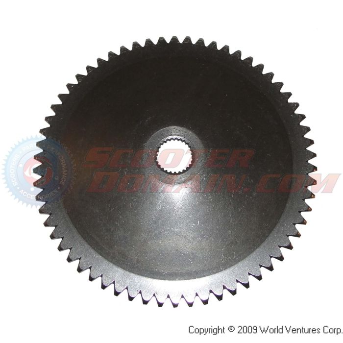 Drive Gear Face - QMB, 49/50cc
