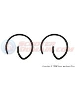 Piston - Wrist Pin Clips (Set of 2) - 49cc/50cc 139QMB Scooter