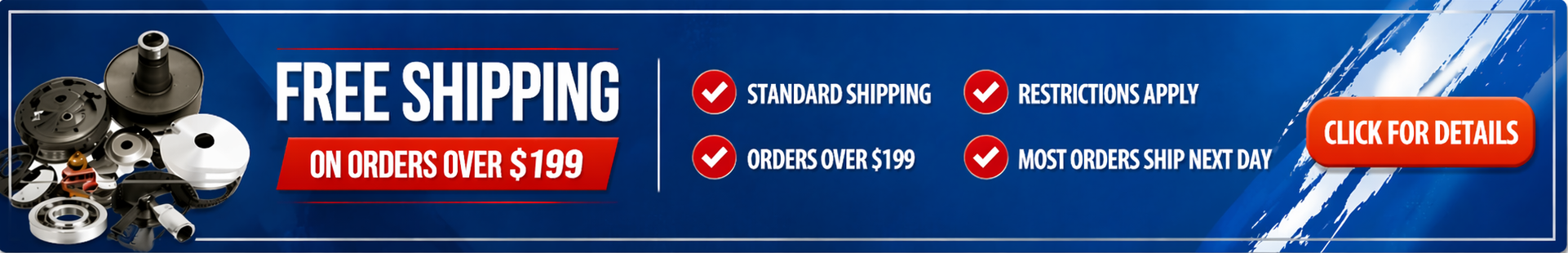 Free Shipping on order over $199